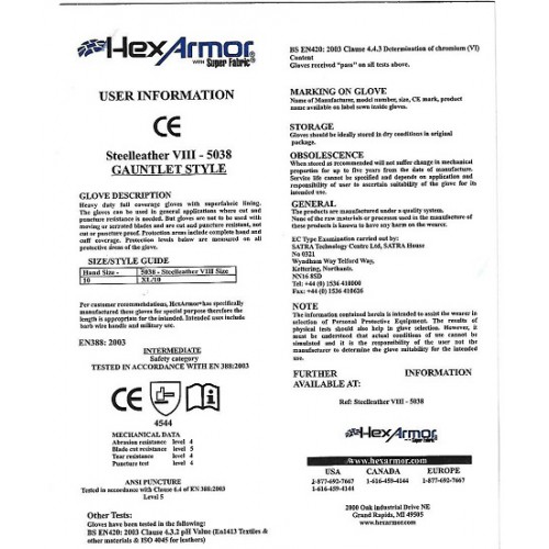 Перчатки HexArmor® для укладки колючей проволоки армии Великобритании, койот, новые