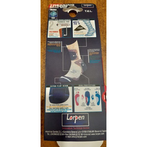 Носки Trekking Extreme Merino Wool, серо-синие, новые