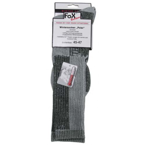 Зимние носки "Polar" thermolite, оливо-белые, новые