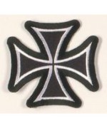 Нашивка "Eisernes Kreuz", чёрная, новая