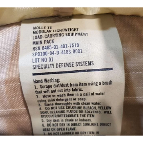 Рюкзак Molle II modular lightweight армии США, 3 color desert, новый