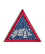 Нашивка 1 UK ARMOURED DIVISION армии Великобритании, синяя, новая