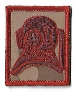 Нашивка Army Diver Qualification армии Великобритании, красная, новая