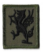 Нашивка Royal Regiment of Wales армии Великобритании, новая