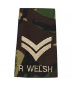 Погон R WELSH CORPORAL армии Великобритании, DPM, новый 1 штука