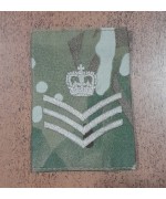 Погон STAFF SERGEANT армии Великобритании, Multi Terrain Pattern, новый, 1 штука